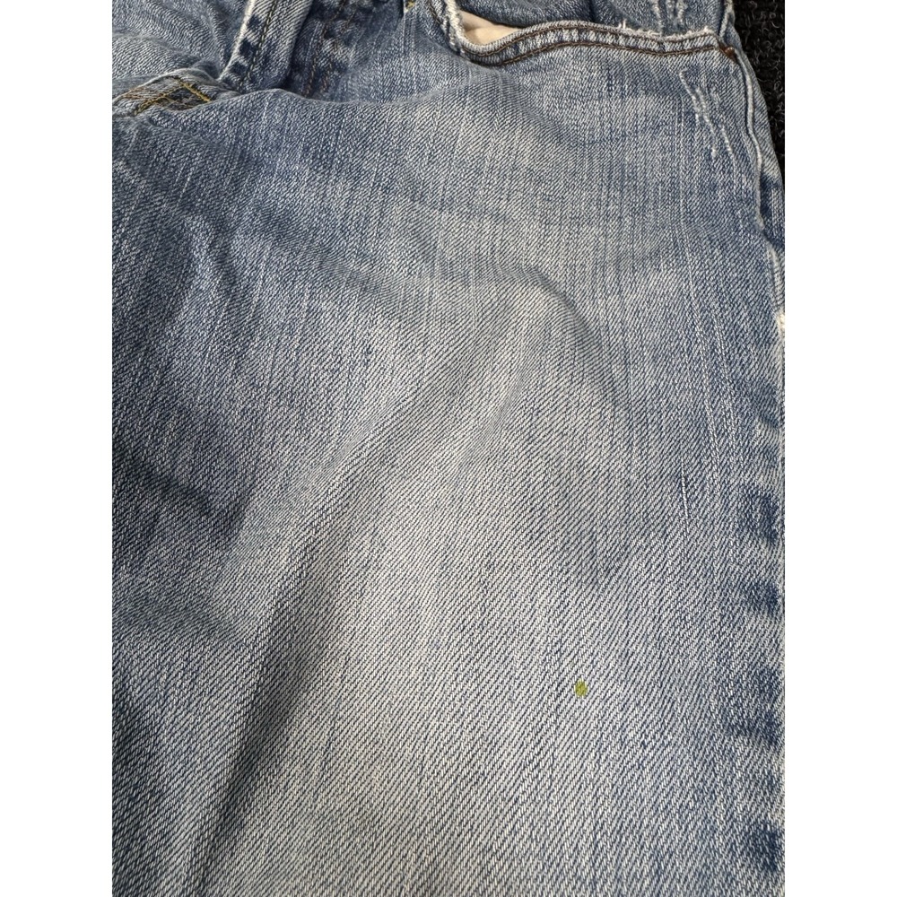 Lucky Brand Sweet N Low Jeans Womens 6 28 Y2K Low Rise Flare Made USA Distressed - Picture 8 of 9